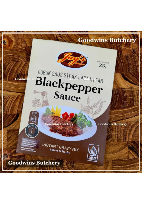 Gravy Jay's BLACKPEPPER INSTANT GRAVY saus steak Jays 25g